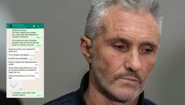 «Hasta acá llego», los inquietantes chats de Pachelo con su abogada tras la condena a perpetua