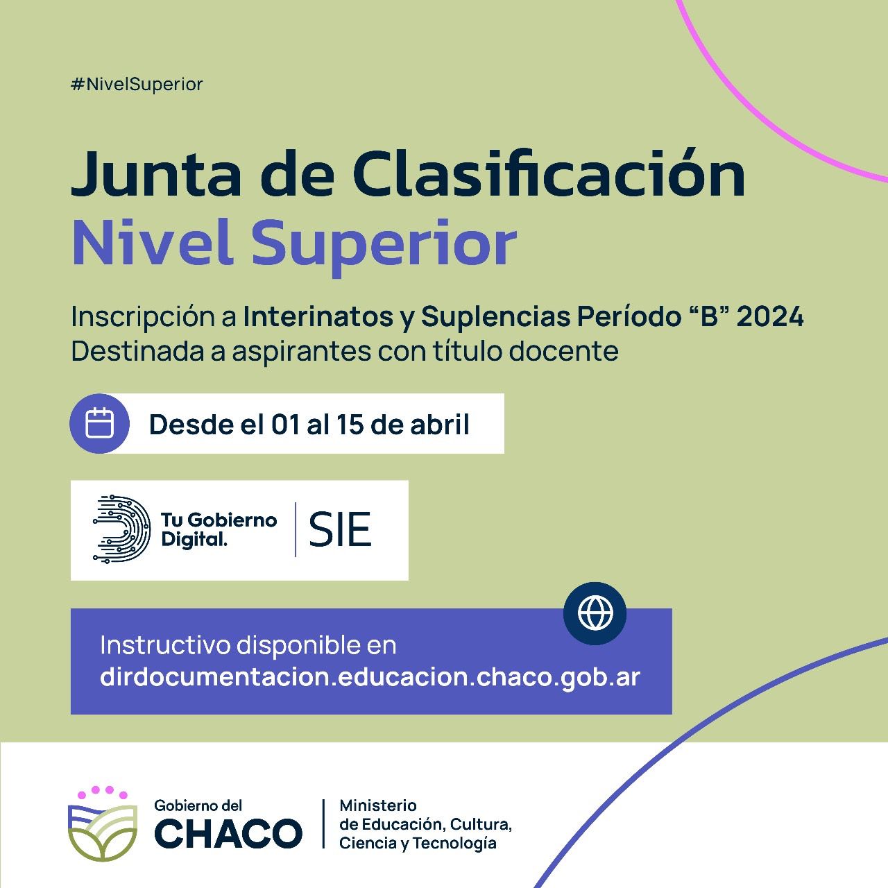 Educación Superior: en abril abre inscripción a interinatos y suplencias