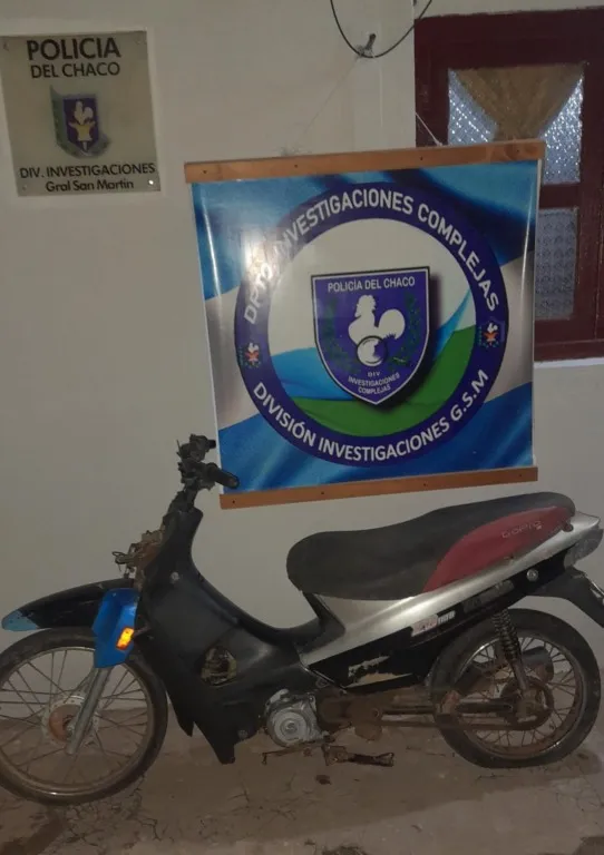 San Martín: secuestran una moto y esclarecen dos hechos delictivos