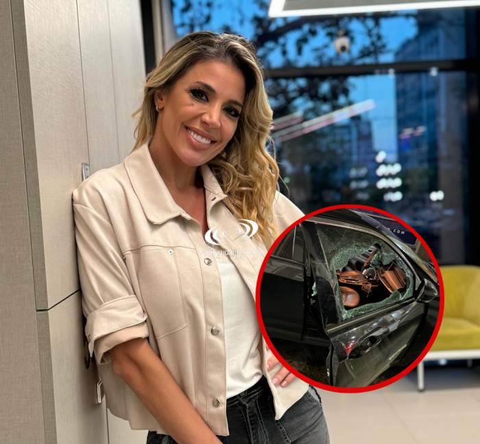 Susto para Virginia Gallardo: le rompieron el vidrio de su auto para robarle