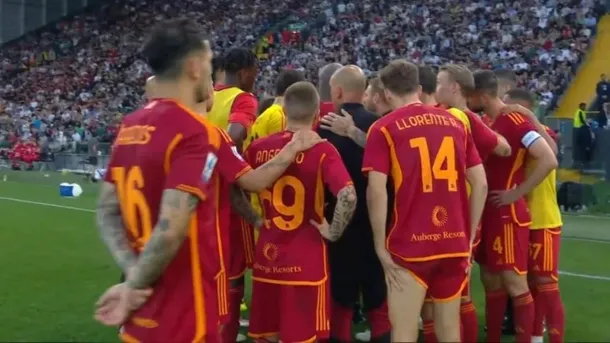 Un futbolista de la Roma se descompensó y el partido fue suspendido