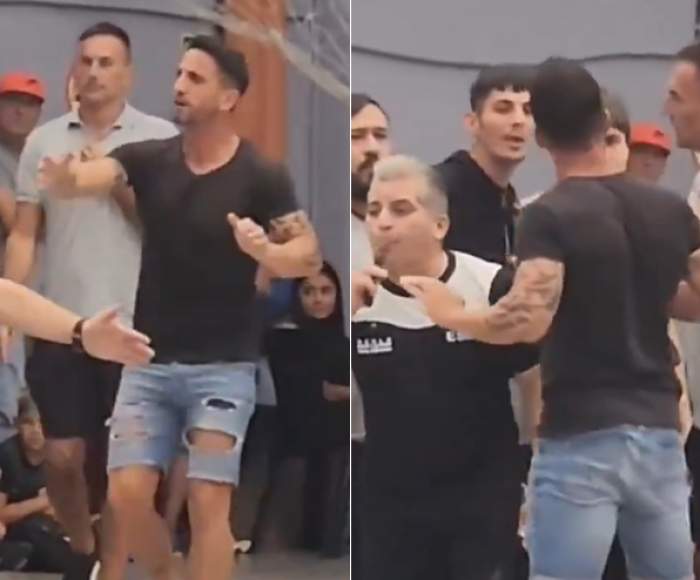 Fue a ver el partido de su hijo y casi termina a las piñas con el árbitro