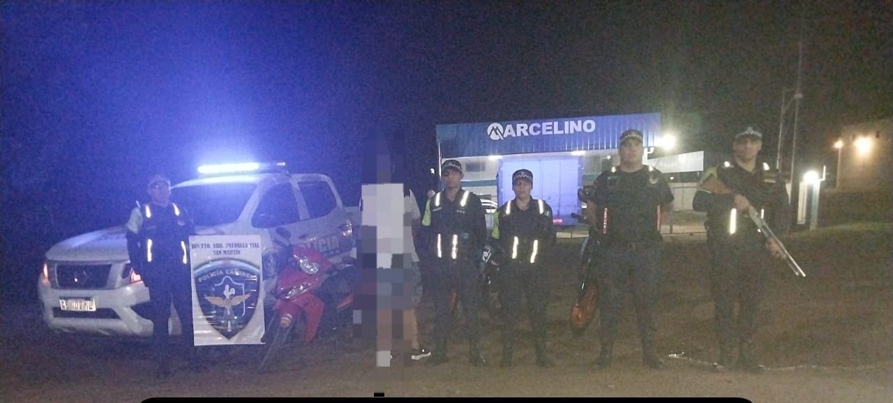 Caminera, fin de semana: cargas intervenidas, motos secuestradas y 37 actas por alcoholemias positivas