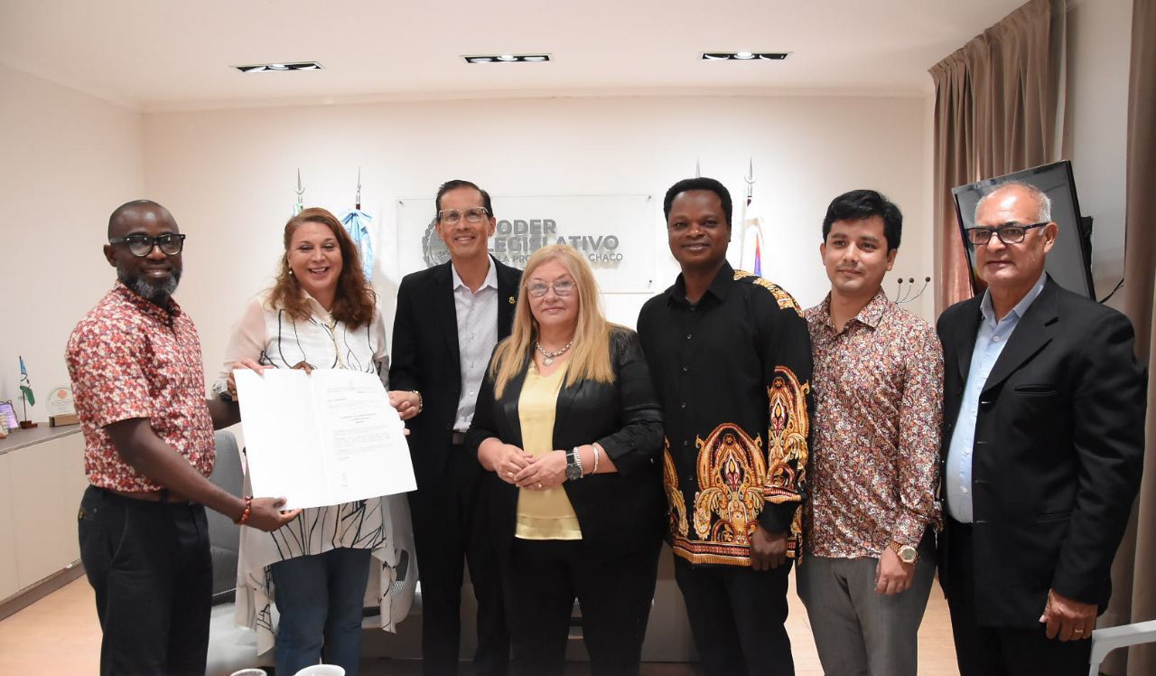 Delgado recibió a comitiva de La Sinagoga “Iglesia de Todas las Naciones” que prepara una Cruzada Evangelística Internacional en Chaco