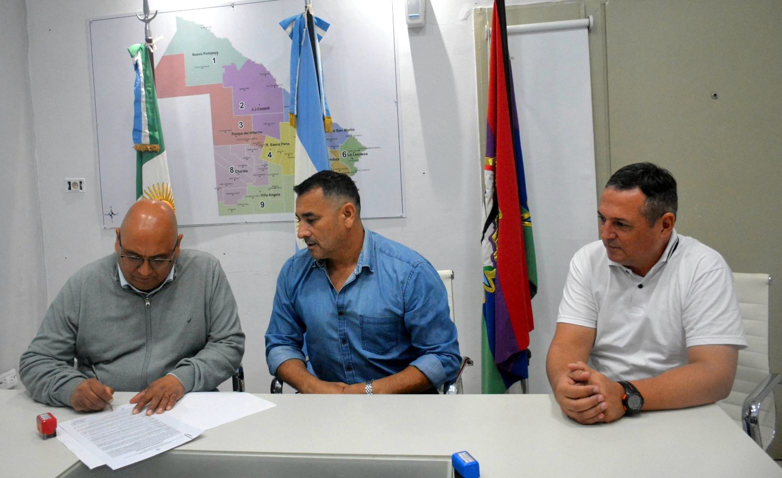 El Instituto del Deporte Chaqueño firmó convenios con los municipios de Santa Sylvina y Cote Lai