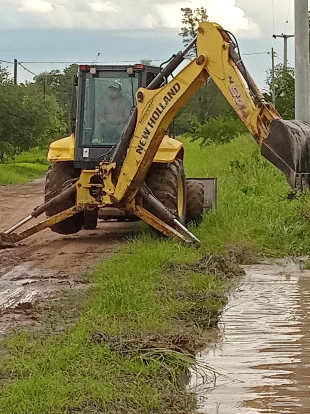 Temporal en La Eduvigis: fuertes operativos de asistencia a la población por parte del Gobierno Provincial