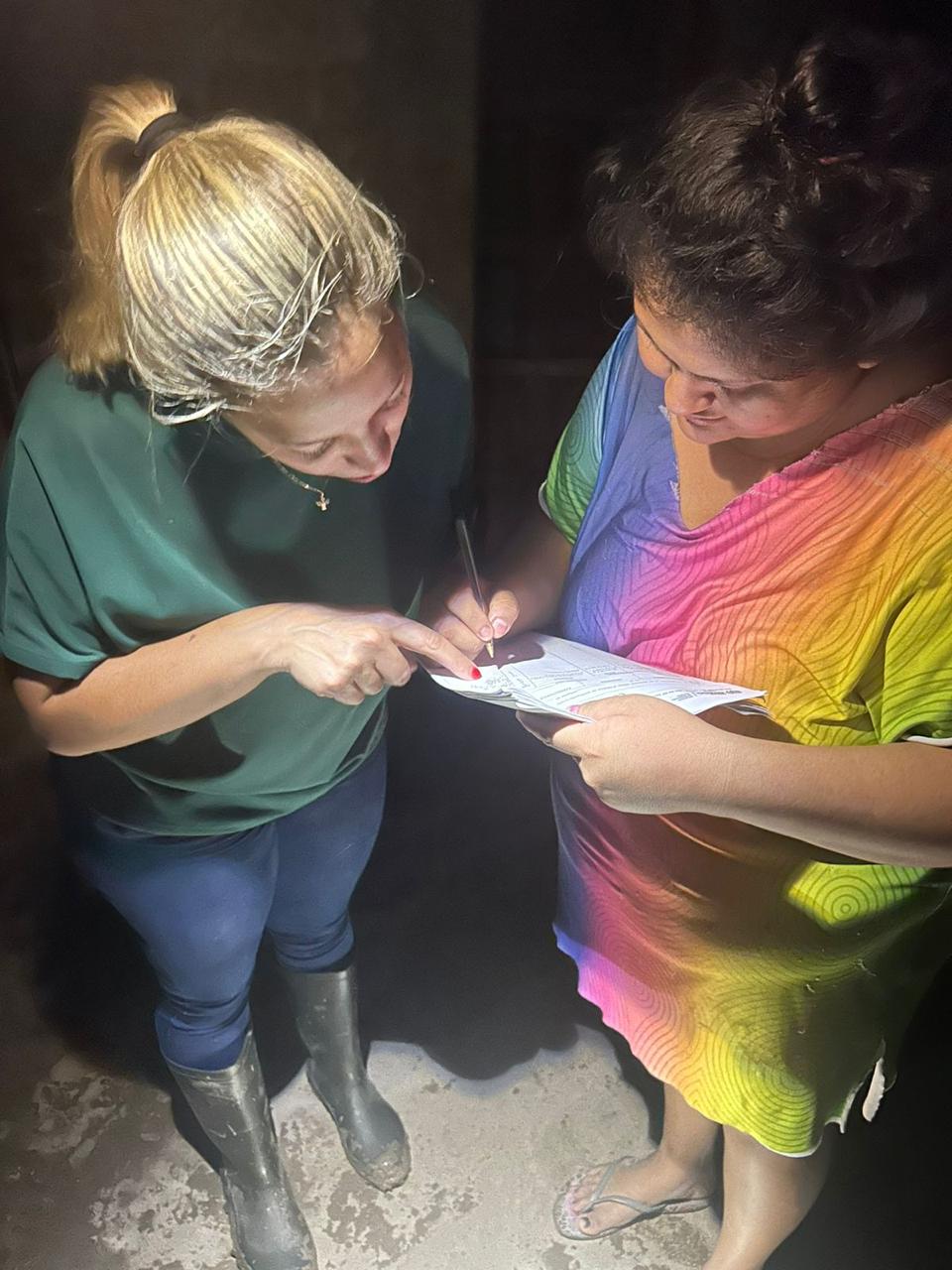 Desarrollo Humano continúa asistiendo a vecinos que fueron afectados por las lluvias