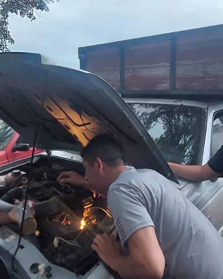 Peritos de Policía Caminera detectaron que una camioneta tenía adulteraciones y el motor era robado