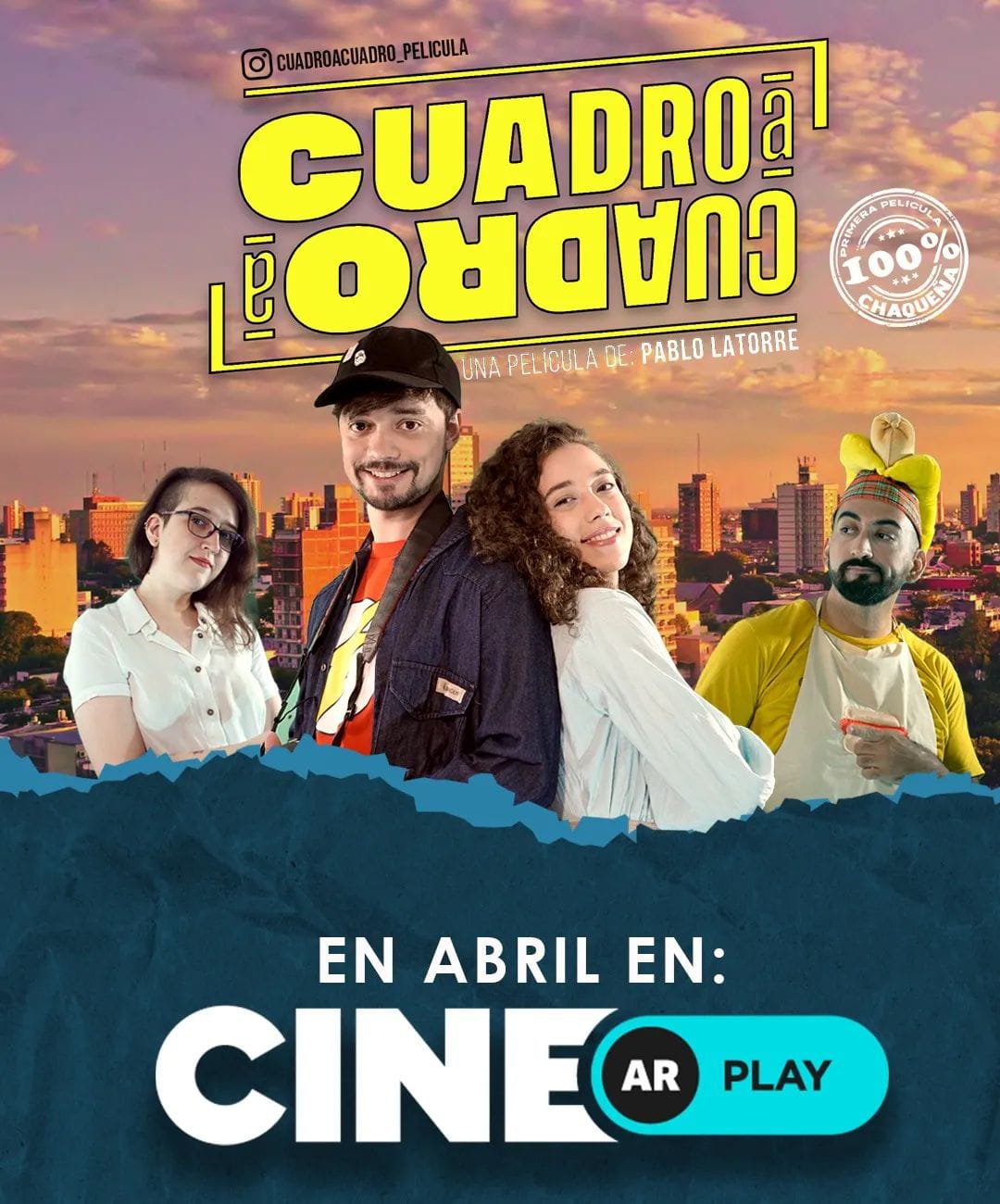 «Cuadro a Cuadro», la primera película 100% Chaqueña llega a plataforma de streaming nacional