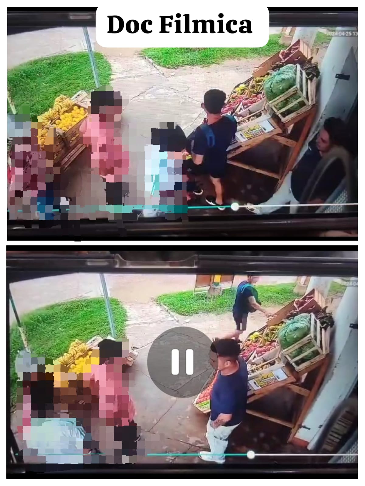 Las Breñas: Luego de amenazar a un empleado con una tumbera, se llevaron manzanas de una verdulería