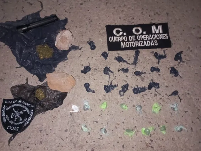 Charata: demoraron a dos menores con 32 bochitas de marihuana