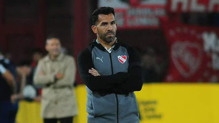 Carlos Tevez dejará de ser el DT de Independiente tras el partido con Platense