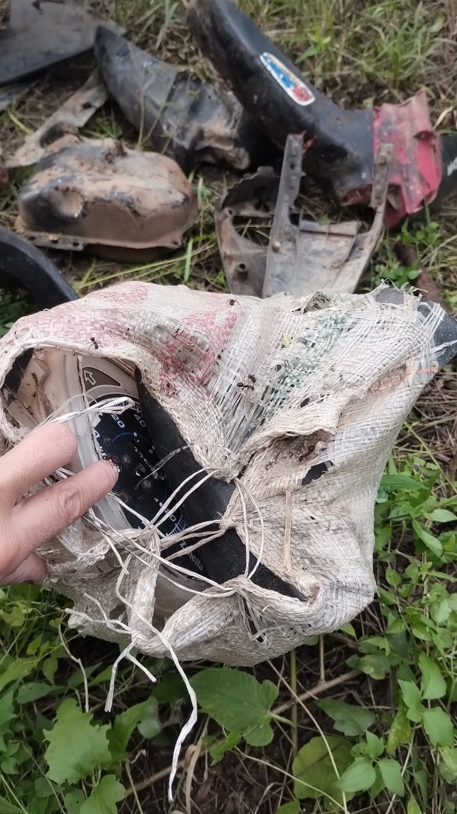 Gral San Martín (Chaco): Efectivos logran recuperar partes de un motovehículo