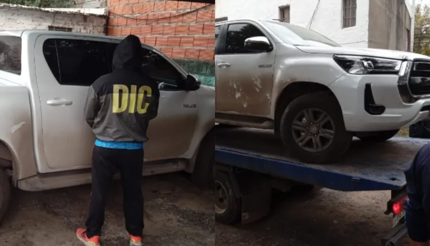Operativo policial: hallaron una camioneta adulterada en un lavadero de Resistencia