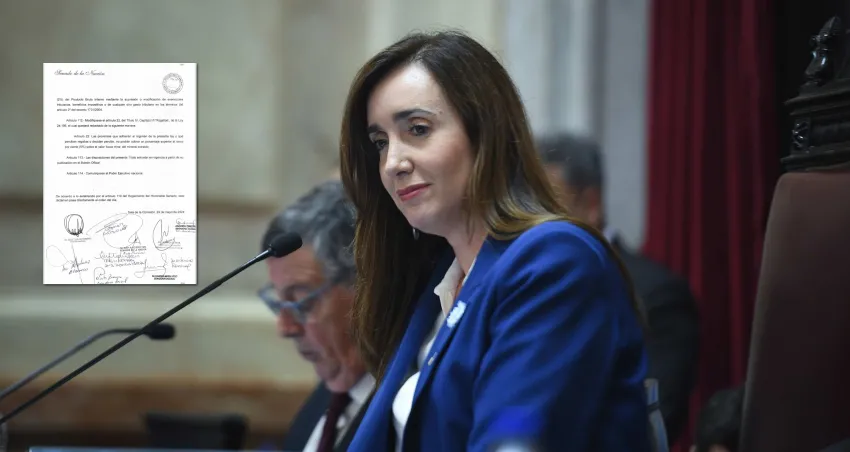 Victoria Villarruel publicó los dictámenes de la Ley Bases y el paquete fiscal