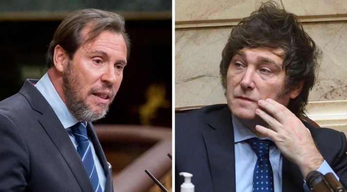 Un ministro del gobierno español acusó a Javier Milei de “ingerir sustancias”