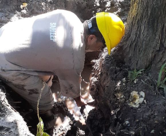 General Vedia: Sameep reparó cañerías en diferentes puntos de la localidad