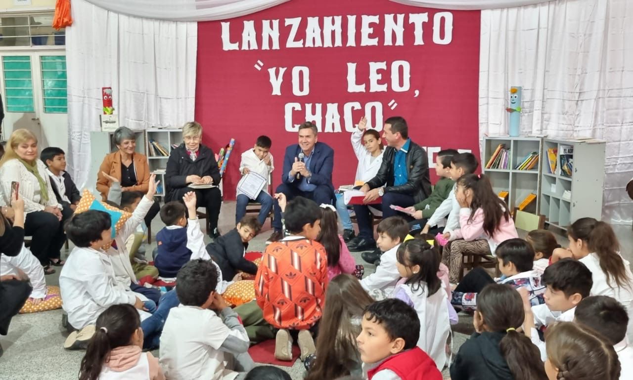 Yo Leo, Chaco: Desde la Escondida, el gobernador presentó nuevo Programa de promoción de la lectura
