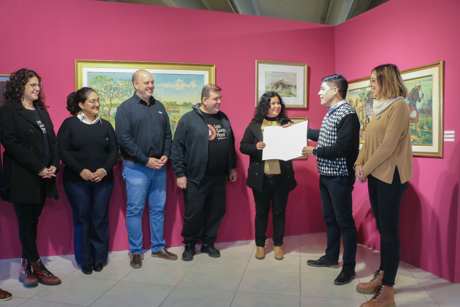 El Gobierno declaró de interés cultural la participación del grupo «Las Guaynas Porá» en los Premios Gardel