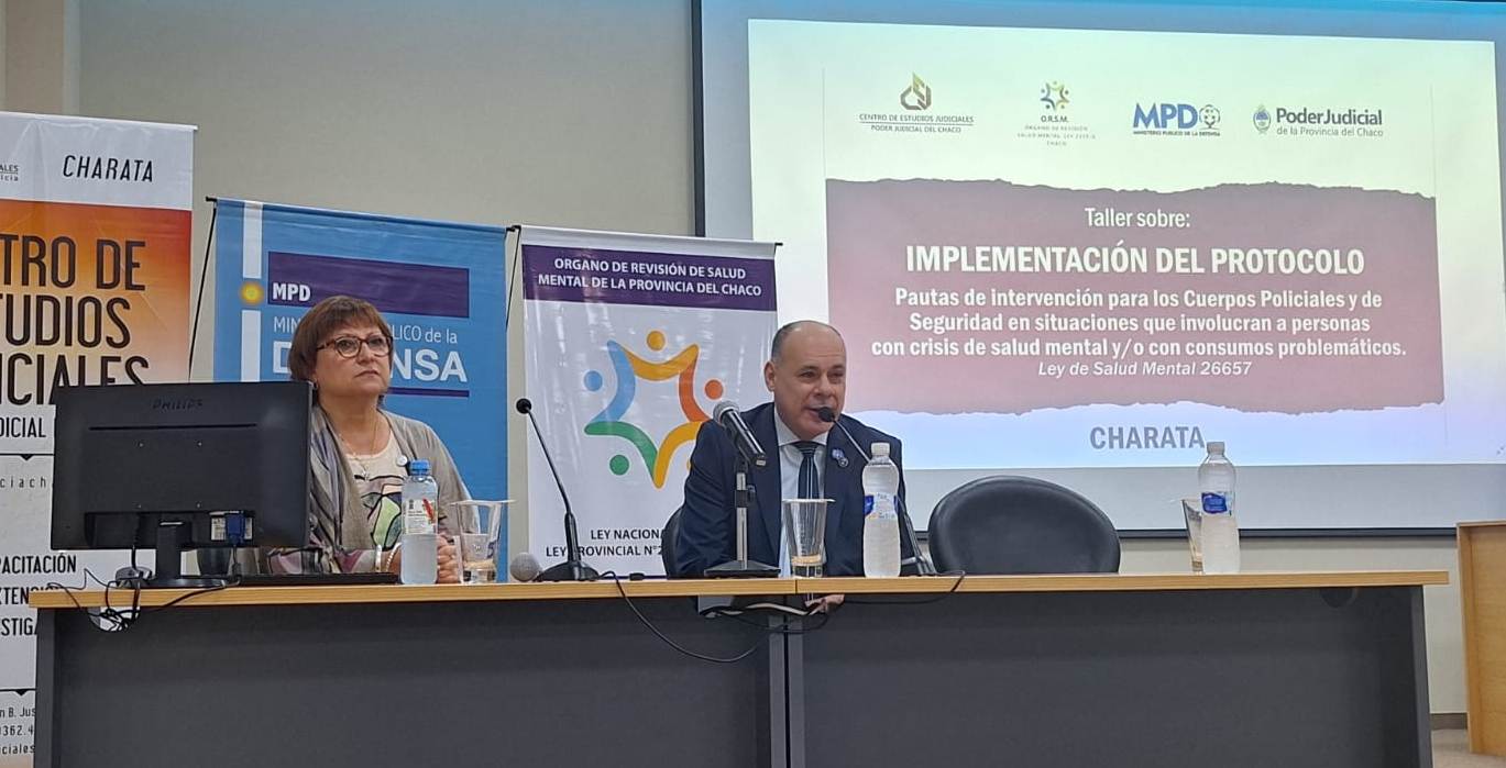 Jornadas para implementación del protocolo: Castelli y Charata sedes de multitudinarias capacitaciones en salud mental