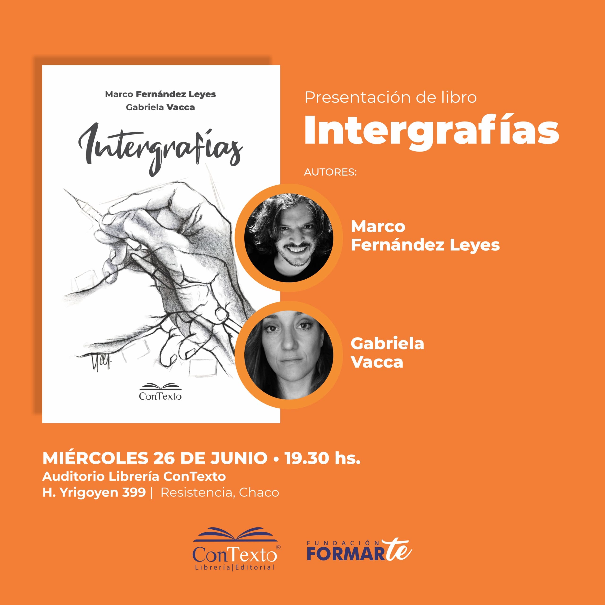 En librería Contexto presentan el libro “Intergrafías”