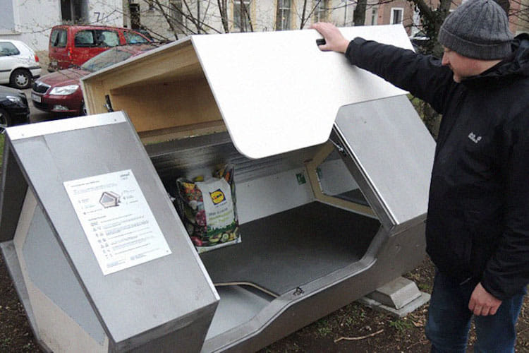 Ciudad Alemana instala cápsulas para dormir para las personas sin hogar