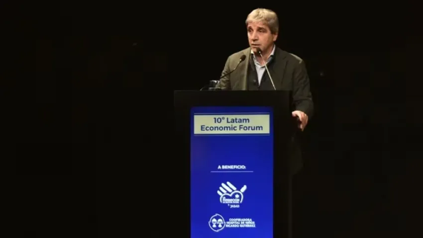 Caputo intentó llevar un mensaje de tranquilidad a los empresarios: «Lo peor ya pasó»