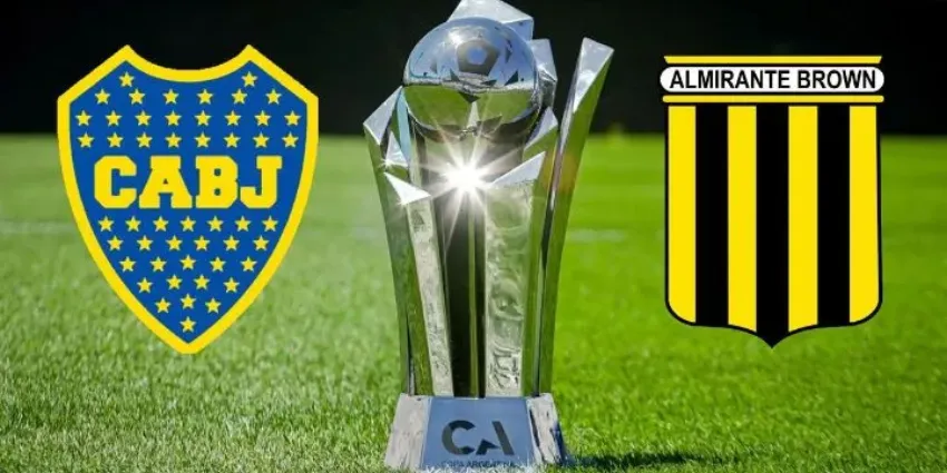 Copa Argentina: Boca y Almirante Brown se enfrentan en Mendoza por un lugar en Octavos
