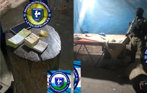Secuestraron más de $ 3.000.000 de un garito clandestino y detuvieron a un hombre de 68 años