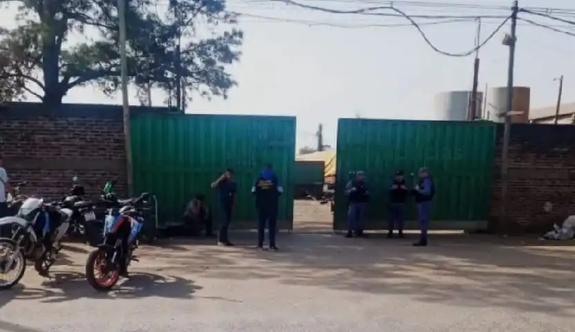 Se entregó en Vilelas el empresario de una chacarita allanada