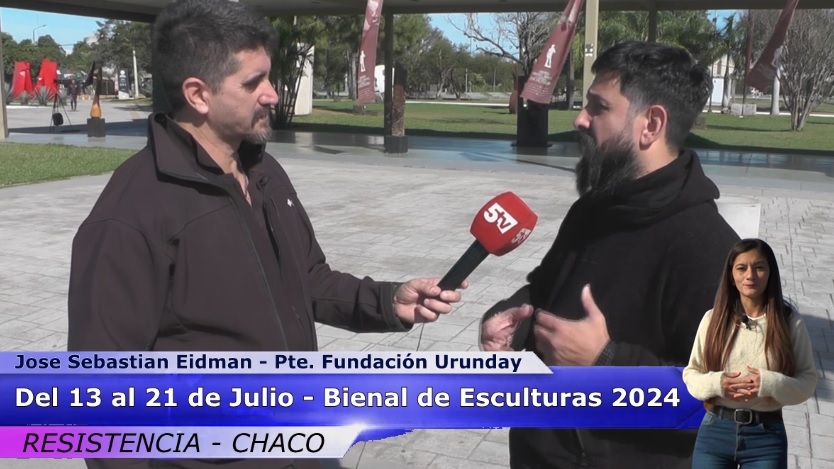 Entrevista exclusiva con Jose Sebastian Eidman, Bienal de esculturas – Chaco 2024