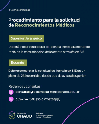 Educación: A partir del 1 de julio, nuevo procedimiento para solicitar licencias médicas