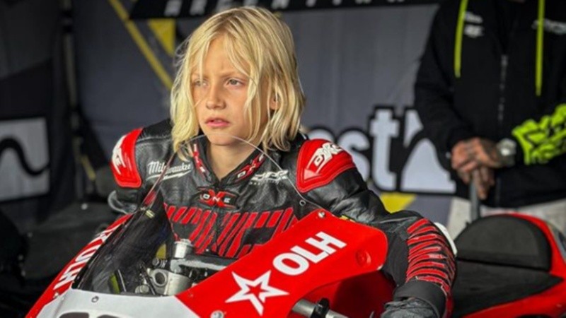 El piloto rosarino Lorenzo Somaschini, de 9 años, tuvo un accidente en Brasil y su estado es crítico