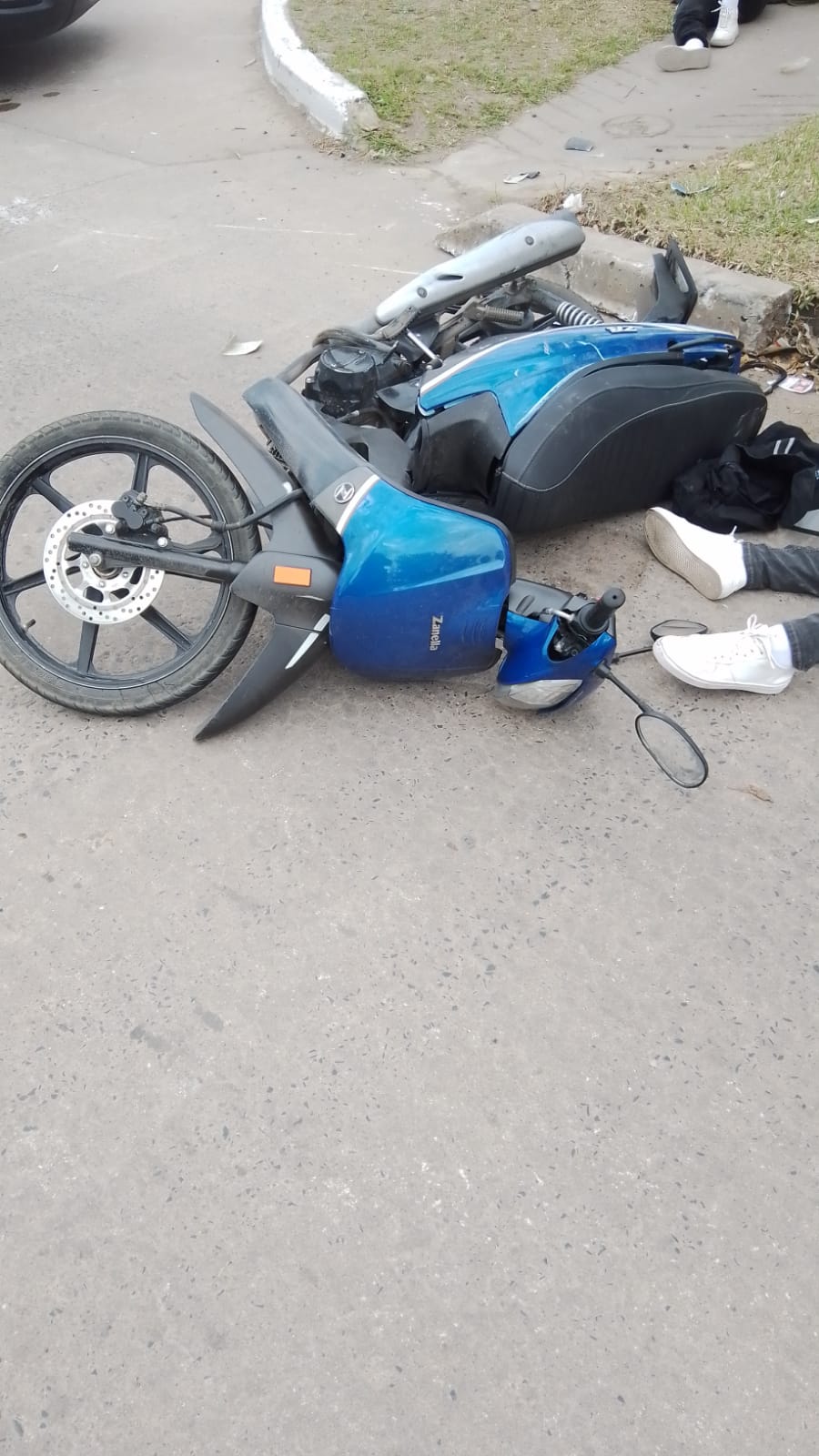 Resistencia: Accidente de tránsito entre dos motocicletas