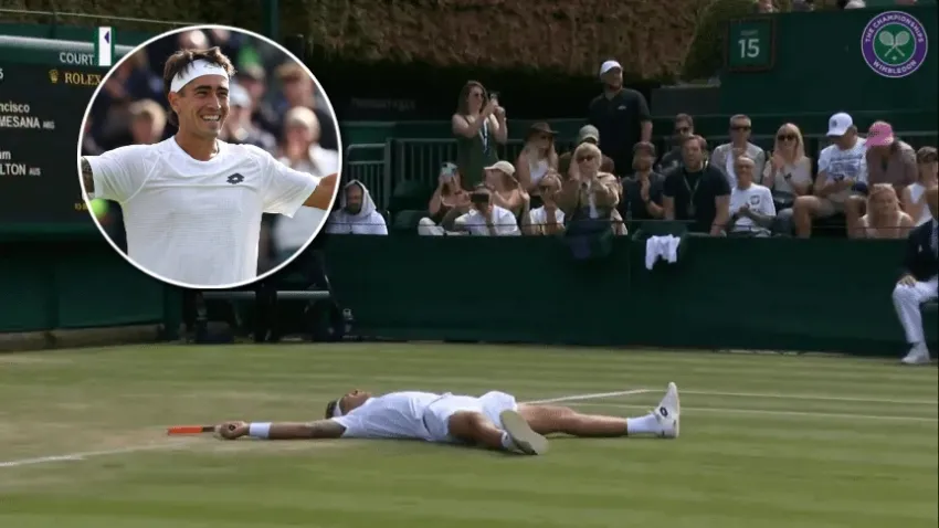 Comesaña hace historia en Wimbledon: ganó un maratónico partido de 4 horas y avanzó a tercera ronda