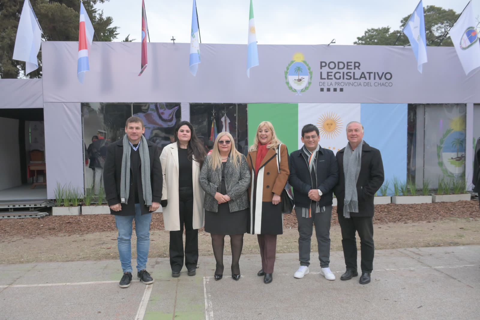 El Poder Legislativo participó de la ceremonia inaugural de la Bienal de Esculturas 2024
