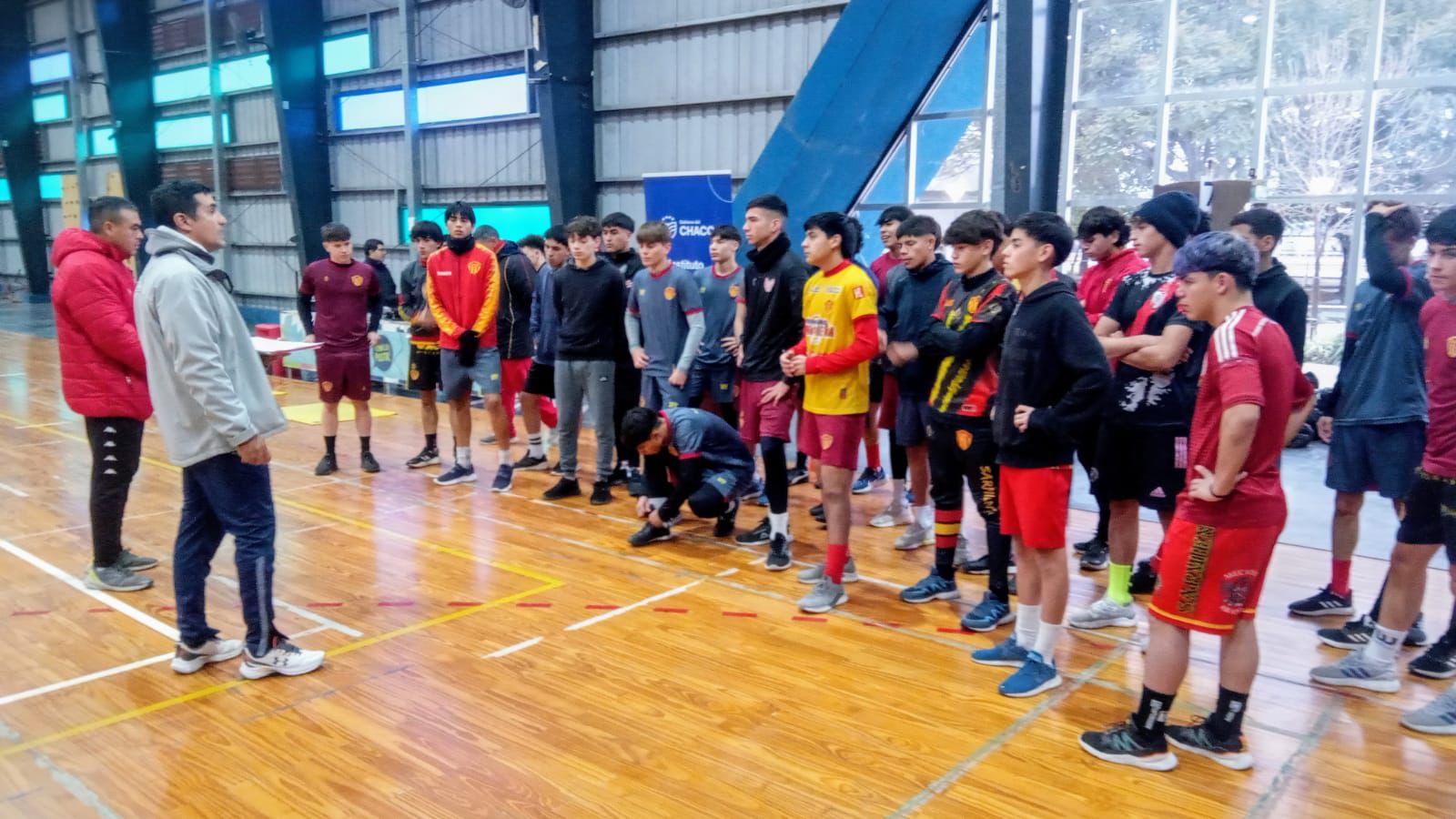 El Instituto del Deporte Chaqueño realizó testeos físicos al plantel de Sarmiento