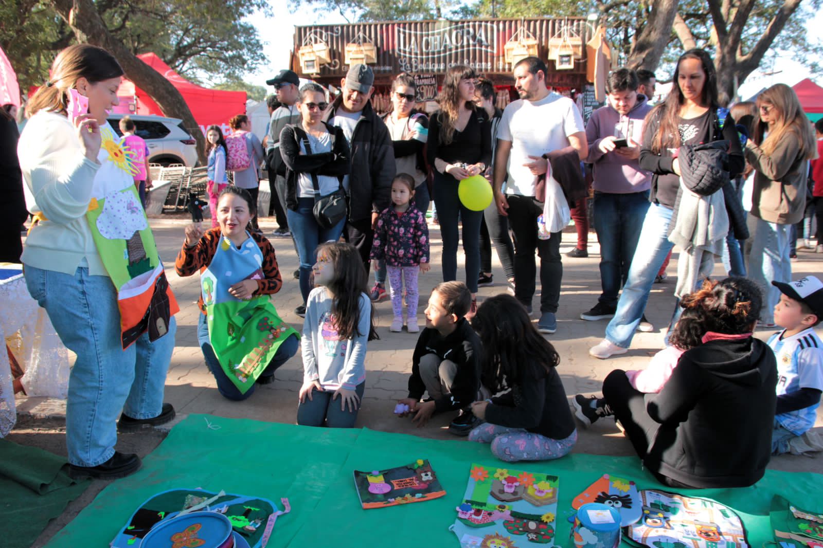 Educación en la Bienal: los más chiquitos disfrutaron de una divertida propuesta de lectura