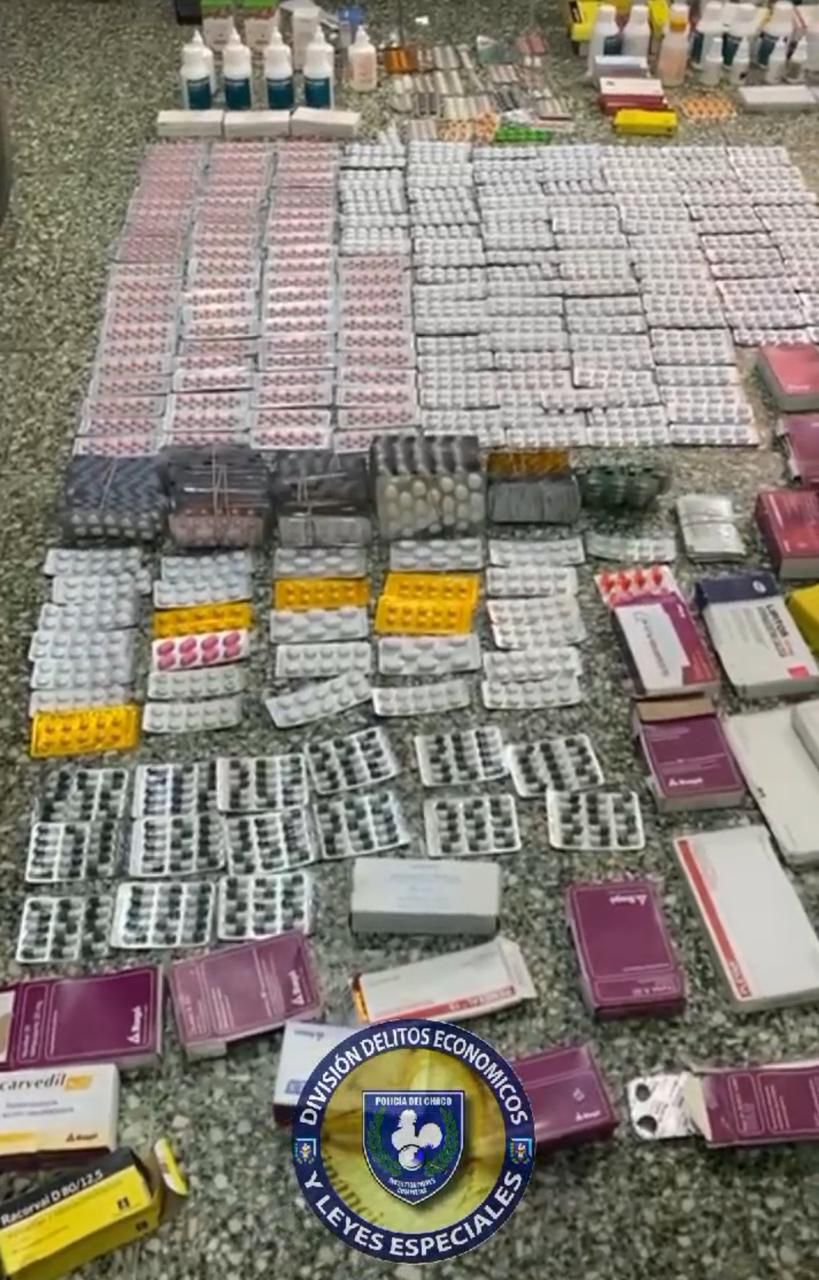 La Policía del Chaco logró el secuestro de medicamentos de la Salud Pública que eran vendidos en Resistencia
