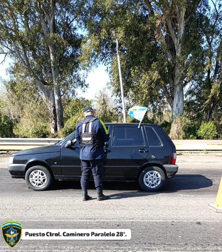 Fin de semana: la Caminera labró 208 infracciones y se detectaron 47 alcoholemias positivas