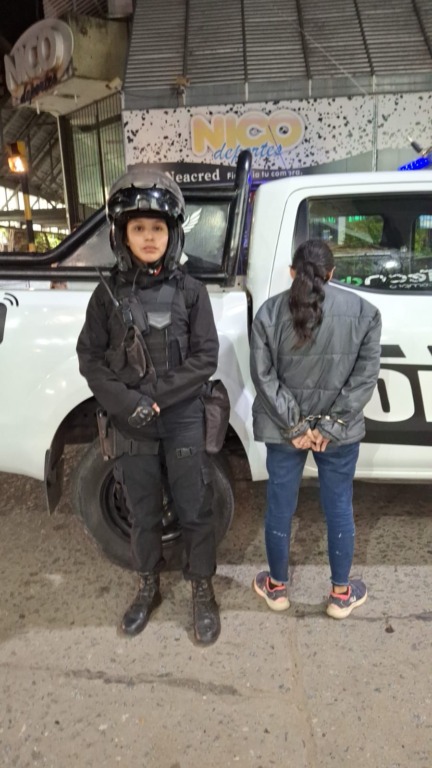 Detuvieron a una mujer de 31 años en Resistencia buscada por robo