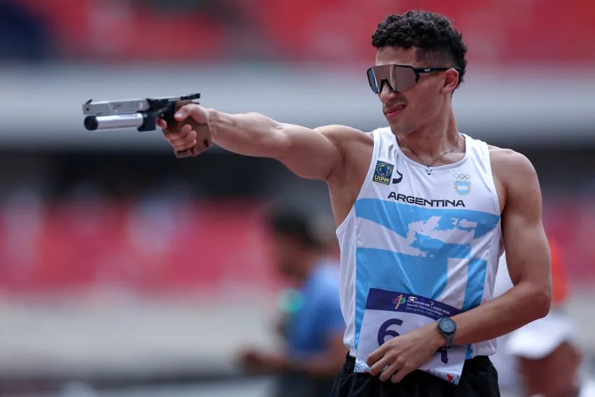 Franco Serrano no pudo meterse en la final de pentatlón moderno y se despidió de París 2024