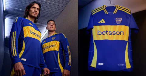 Boca Juniors presentó su nueva camiseta que estrenará esta noche ante Cruzeiro: cuánto sale