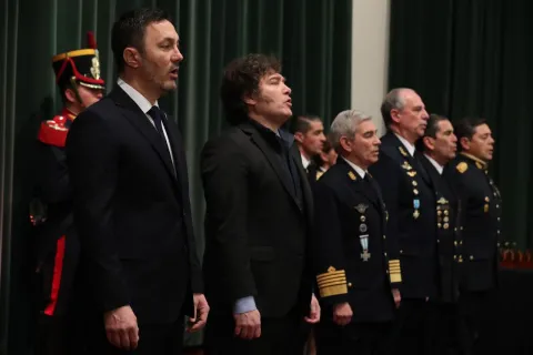Javier Milei dejó afuera a la vicepresidente en la cena de camaradería de las Fuerzas Armadas