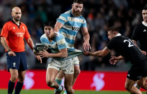 Dura derrota de Los Pumas ante los All Blacks en la segunda fecha del Rugby Championship