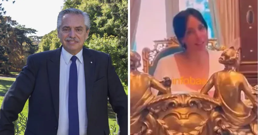 Filtran nuevo video de Tamara Pettinato hablándole a Alberto Fernández desde el sillón de Rivadavia