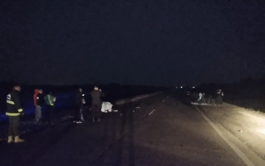 Trágico accidente de tránsito en Ruta 95: terminó con un fallecido y otro gravemente herido