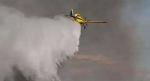 Un piloto chaqueño desapareció con su avión hidrante mientras combatía incendios en La Rioja