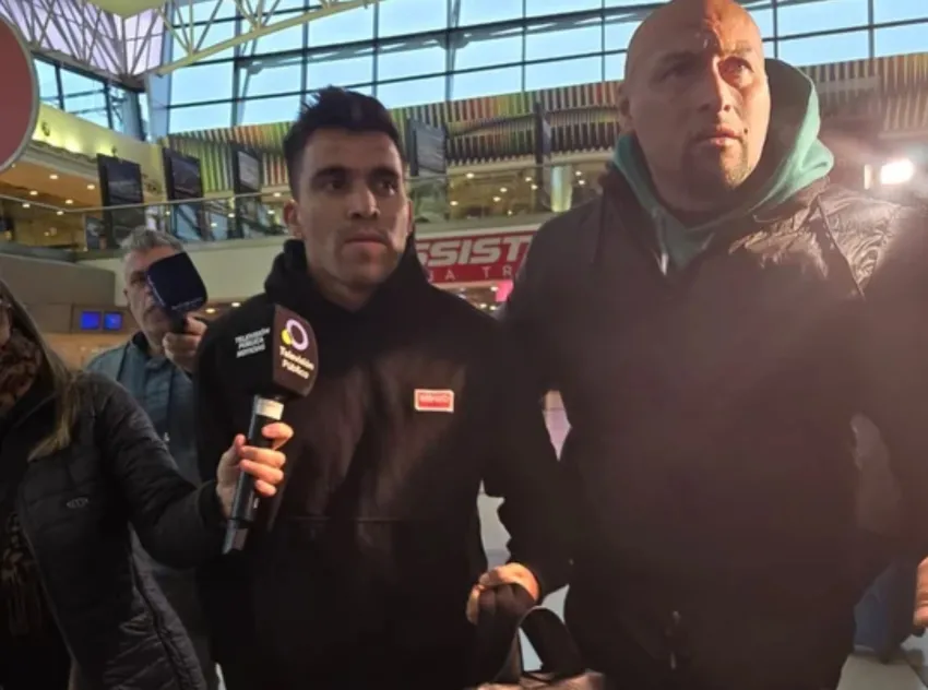 El «Huevo» Acuña llegó a la Argentina para sumarse como refuerzo de River