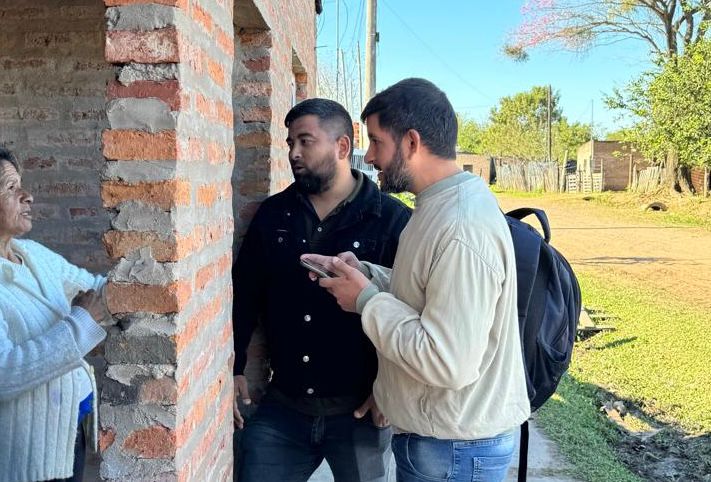Fontana: El gobierno provincial y la UNNE iniciaron relevamiento en el barrio Balastro